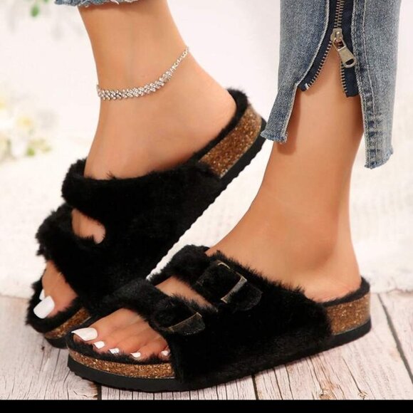 Womens Sandals Strappy Slip-On - Picture 1 of 4